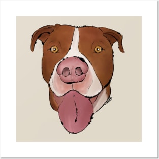 Happy Pit Bull: Sammy Posters and Art